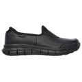 Black - Front - Skechers Occupational Womens-Ladies Sure Track Slip On Work Shoes