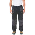 Black Graphite - Back - Caterpillar Mens H2O Defender Water Resistant Workwear Trousers