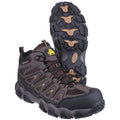 Brown - Pack Shot - Amblers Safety Mens AS801 Rockingham Waterproof Non-Metal Hiking Boots