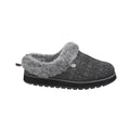 Charcoal - Back - Skechers Womens-Ladies Keepsakes Ice Angel Slip On Mule Slippers