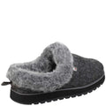 Charcoal - Side - Skechers Womens-Ladies Keepsakes Ice Angel Slip On Mule Slippers