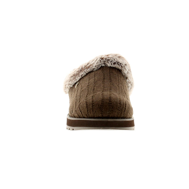 Skechers ice angel suede on sale mule slippers