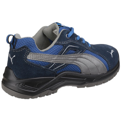Blue - Side - Puma Safety Mens Omni Sky Low Lace Up Safety Shoe