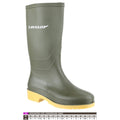 Green - Close up - DUNLOP Ladies-Womens 16247 DULLS Rain Welly Boot - Wellington Boots