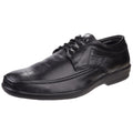 Black - Lifestyle - Fleet & Foster Mens Dave Apron Toe Oxford Formal Shoes