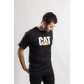 Black - Side - Caterpillar Mens TM Logo Short Sleeve T-Shirt