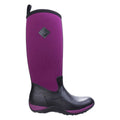 Black-Maroon - Back - Muck Boots Unisex Arctic Adventure Pull On Wellington Boots