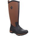 Black-Tan - Front - Muck Boots Unisex Arctic Adventure Pull On Wellington Boots