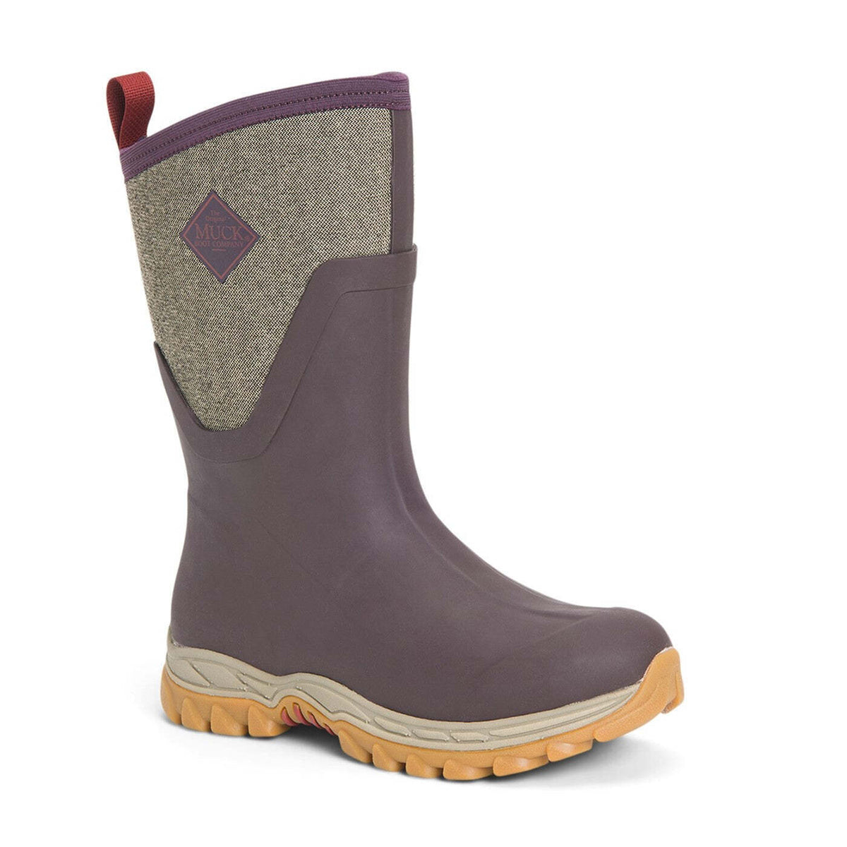 Wine - Front - Muck Boots Unisex Adult Arctic Sport Wellington Boots