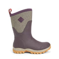 Wine - Back - Muck Boots Unisex Arctic Sport Mid Pull On Wellies