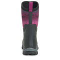 Black-Magenta - Side - Muck Boots Unisex Arctic Sport Mid Pull On Wellies