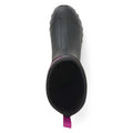 Black-Magenta - Pack Shot - Muck Boots Unisex Arctic Sport Mid Pull On Wellies