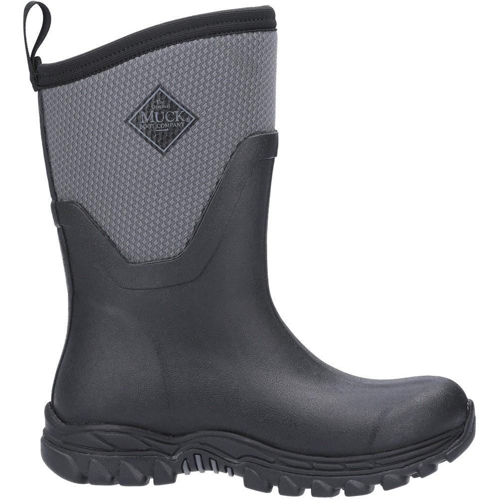 Black-Grey - Back - Muck Boots Unisex Adult Arctic Sport Wellington Boots