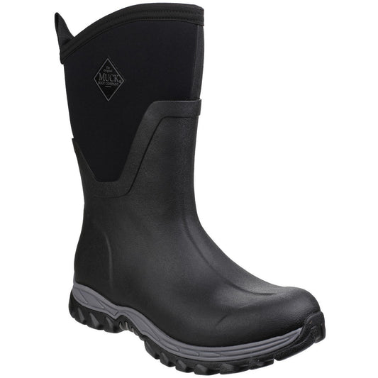 Black-Black - Front - Muck Boots Unisex Adult Arctic Sport Wellington Boots
