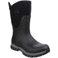Black-Black - Front - Muck Boots Unisex Arctic Sport Mid Pull On Wellies