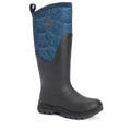 Black-Navy - Pack Shot - Muck Boots Womens-Ladies Arctic Sport Tall Pill On Wellie Boots