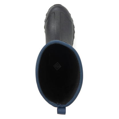 Black-Navy - Pack Shot - Muck Boots Womens-Ladies Arctic Sport Tall Pill On Wellie Boots