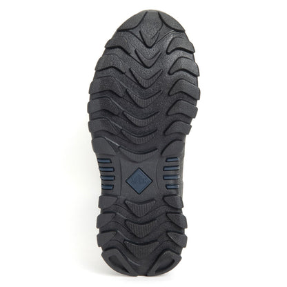 Black-Navy - Close up - Muck Boots Womens-Ladies Arctic Sport Tall Pill On Wellie Boots