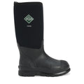 Black - Back - Muck Boots Unisex Chore Classic Hi Patterned Wellingtons