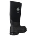 Black - Side - Muck Boots Unisex Chore Classic Hi Patterned Wellingtons