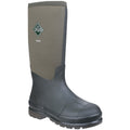 Moss - Front - Muck Boots Unisex Chore Classic Hi Patterned Wellingtons