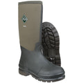 Moss - Pack Shot - Muck Boots Unisex Chore Classic Hi Patterned Wellingtons
