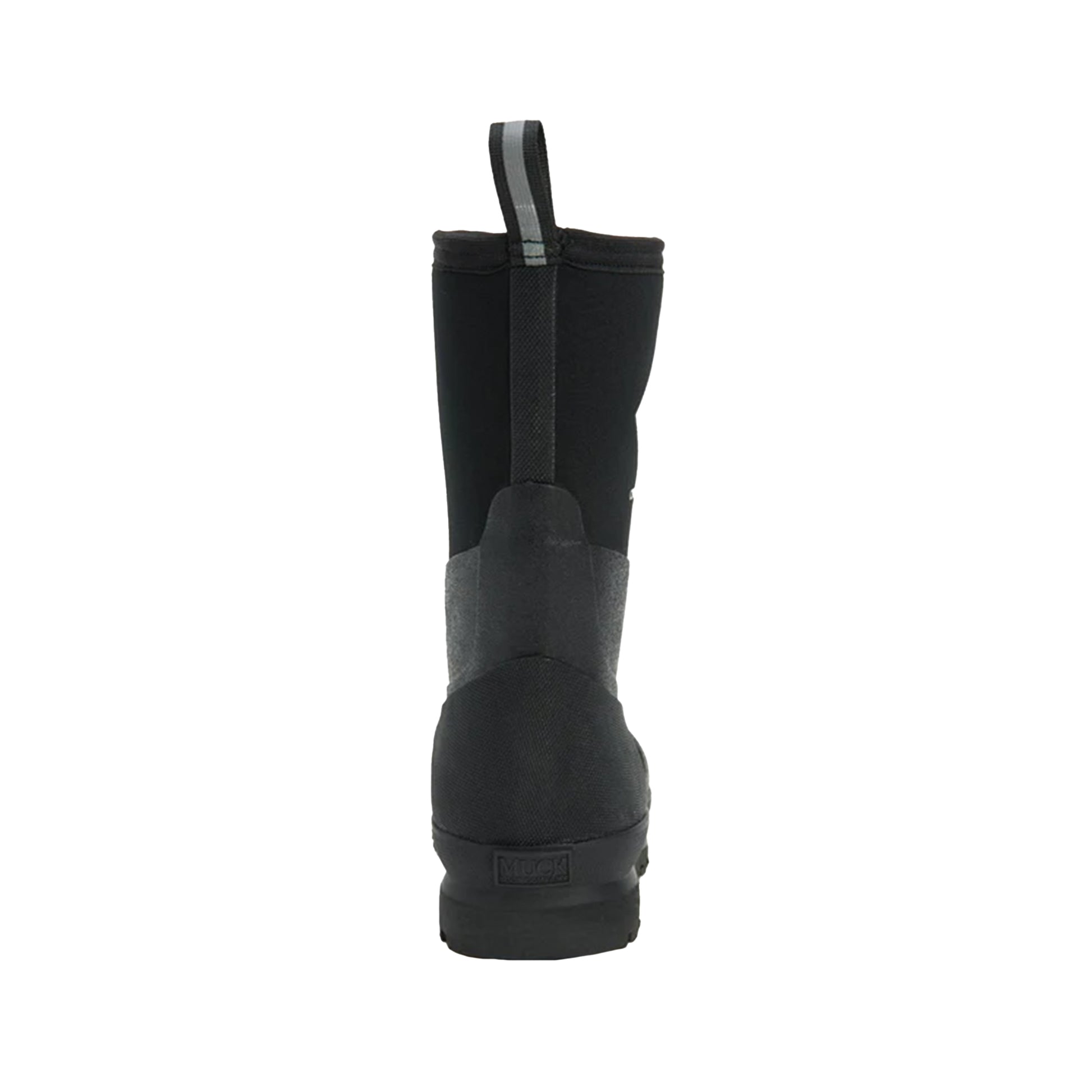 Black - Back - Muck Boots Unisex Chore Classic Mid Wellingtons
