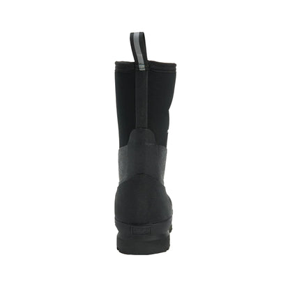Black - Back - Muck Boots Unisex Chore Classic Mid Wellingtons