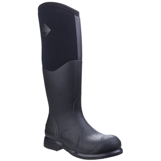 Black-Black - Front - Muck Boots Unisex Colt Ryder All Conditions Riding Boots