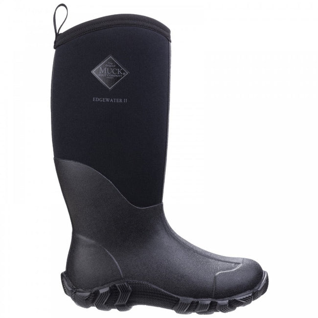 Black - Side - Muck Boots Unisex Edgewater II Multi-Purpose Boot