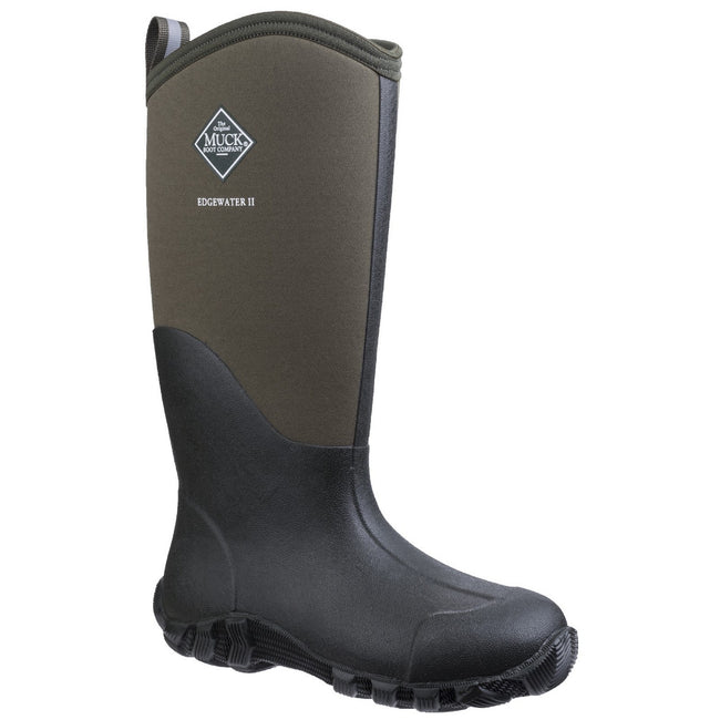 Moss - Front - Muck Boots Unisex Edgewater II Multi-Purpose Boot