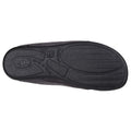 Black - Side - Cotswold Mens Westwell Slip On Mule Slippers