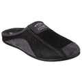 Black - Front - Cotswold Mens Westwell Slip On Mule Slippers