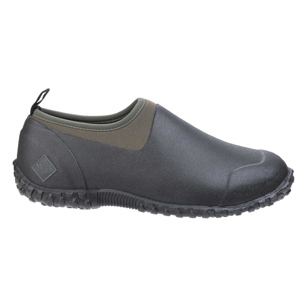 Moss-Green - Back - Muck Boots Mens Muckster II Low All Purpose Lightweight Shoes