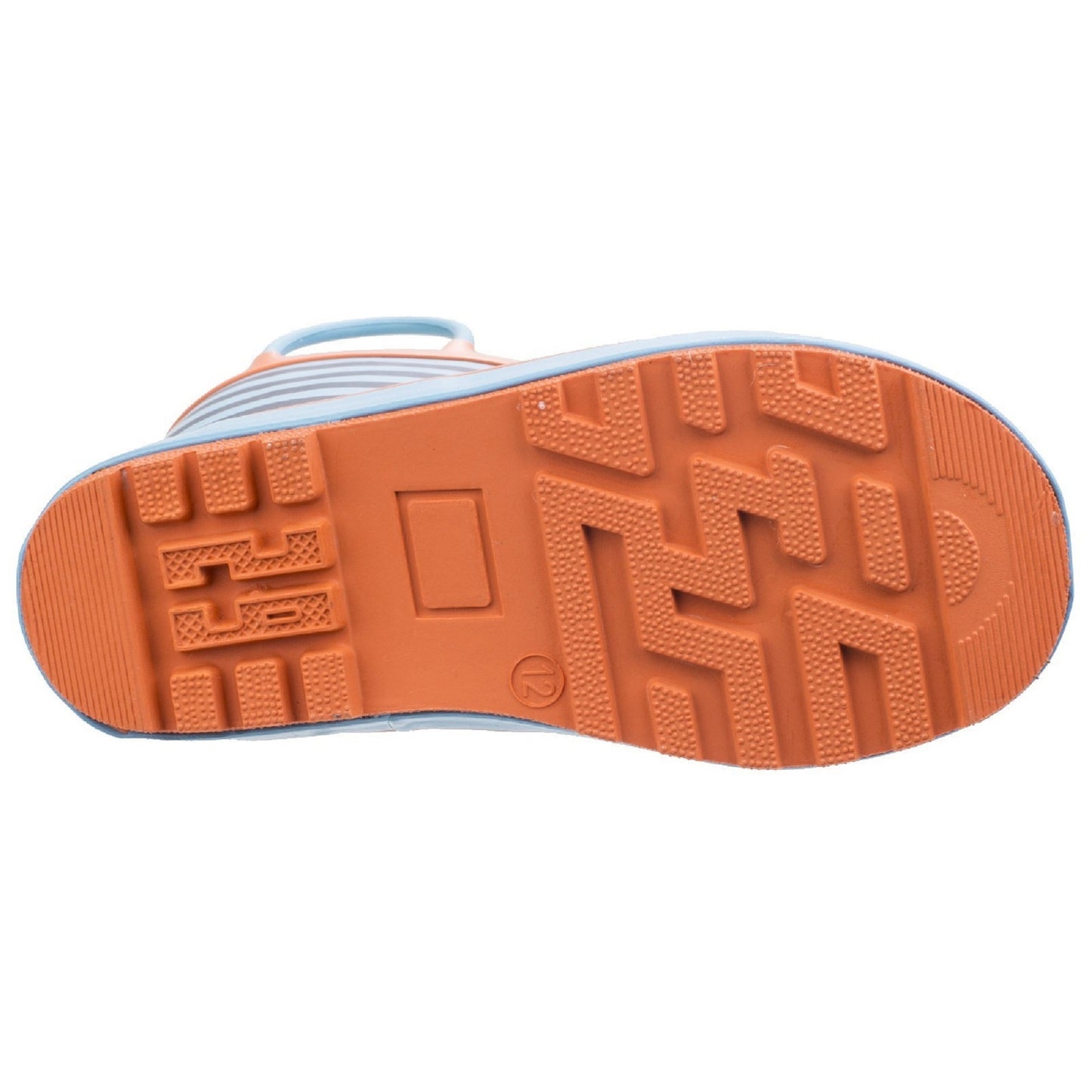 Blue - Lifestyle - Cotswold Childrens-Kids Captain Striped Wellington Boots