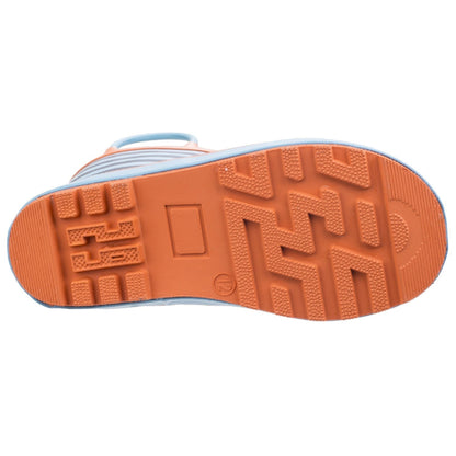 Blue - Lifestyle - Cotswold Childrens-Kids Captain Striped Wellington Boots