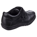 Black - Back - Mirak Childrens Boys Touch Fastening School Shoes