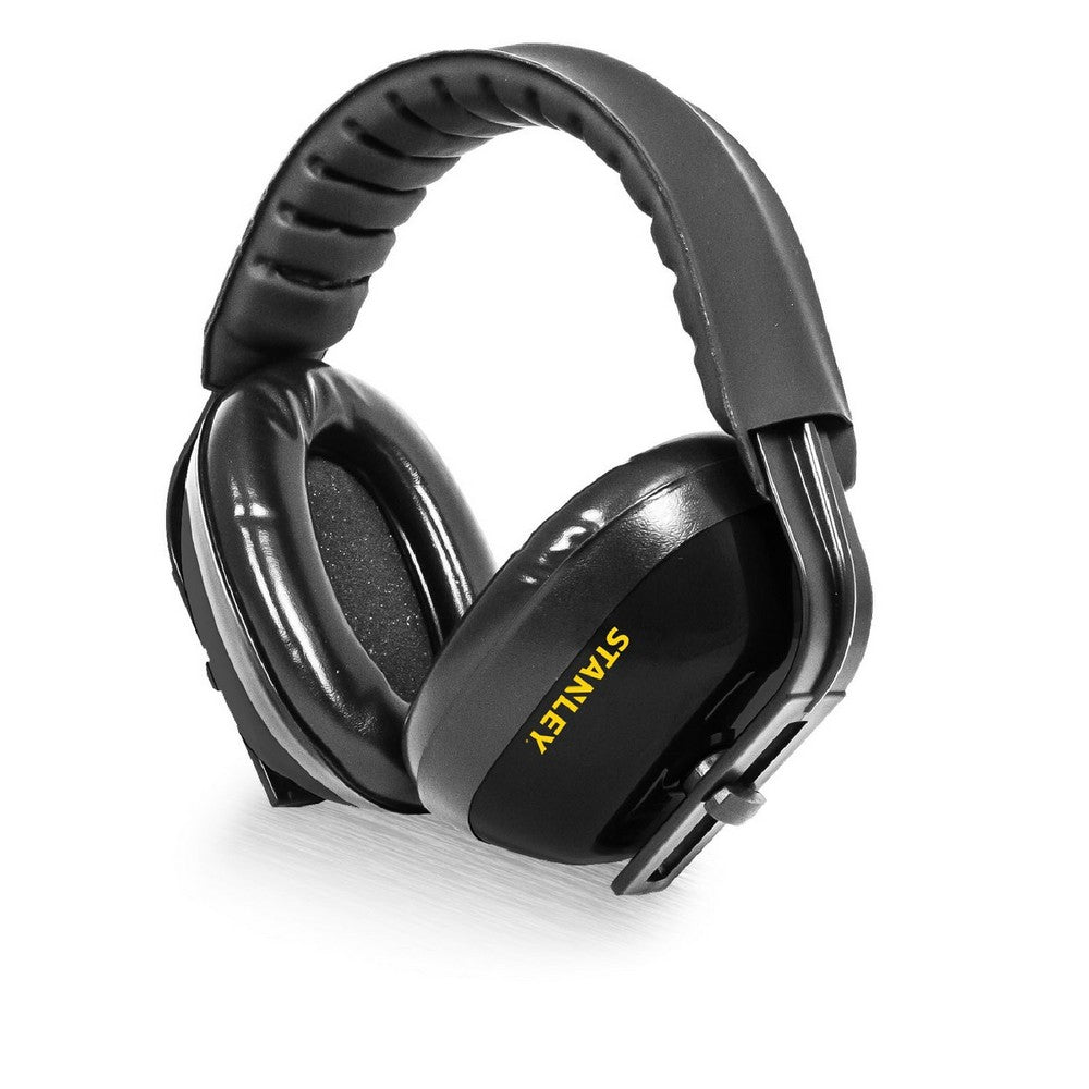 Black - Front - Stanley Unisex Fixed Headband Ear Defender