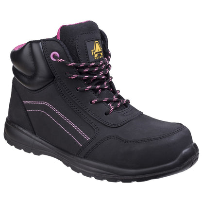 Black - Front - Amblers Safety AS601 Womens-Ladies Composite Safety Boots