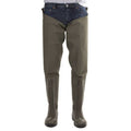 Green - Front - Amblers Safety Unisex Adults Forth Thigh High Safety Fishing Waders