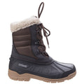 Brown - Back - Cotswold Womens-Ladies Coset Waterproof Tall Hiking Boots