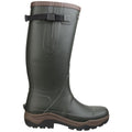 Green - Back - Cotswold Mens Compass Neoprene Wellington Boots