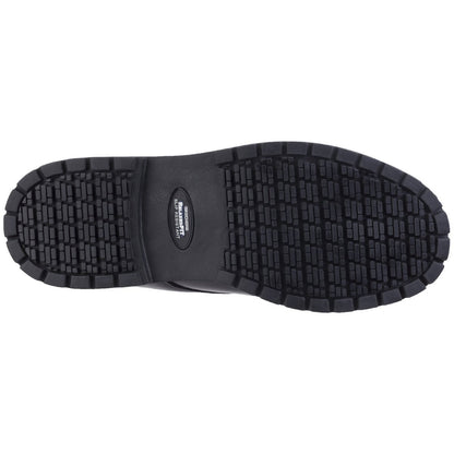 Black - Side - Skechers Mens Cottonwood Elks SR Shoes