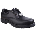 Black - Front - Skechers Mens Cottonwood Elks SR Shoes