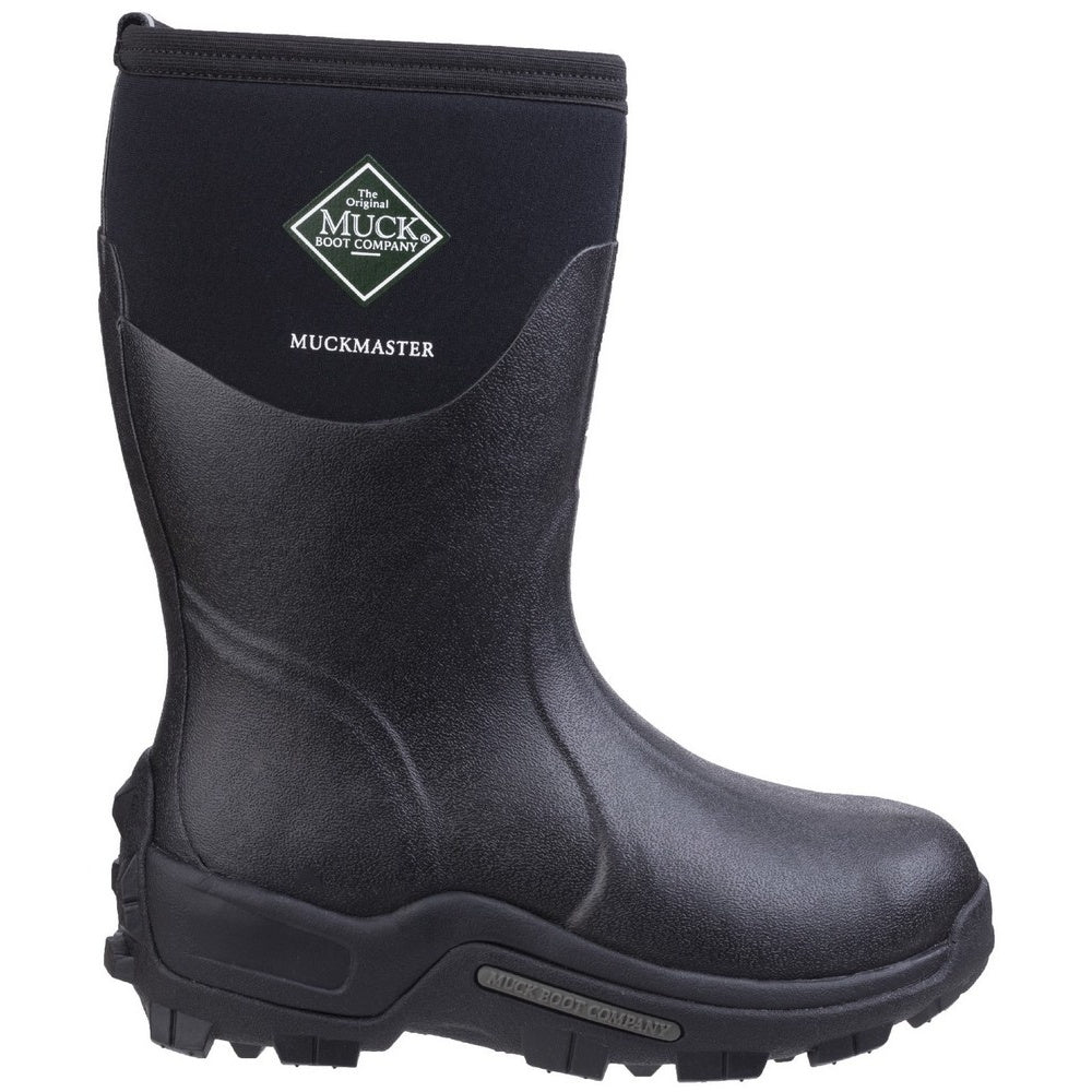 Black - Back - Muck Boots Unisex Muckmaster Mid Wellingtons