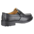Black - Back - Amblers Safety Mens FS46 Mocc Toe Safety Slip On Shoe