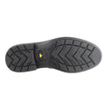 Black - Side - Amblers Safety Mens FS46 Mocc Toe Safety Slip On Shoe