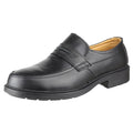 Black - Lifestyle - Amblers Safety Mens FS46 Mocc Toe Safety Slip On Shoe
