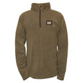 Moss - Front - Caterpillar Mens Concord Fleece Pullover