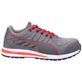 Grey - Back - Puma Mens Xelerate Knit Low Safety Trainers